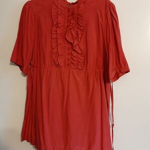 Apt 9 Ruffle Womens Maternity XL Blouse